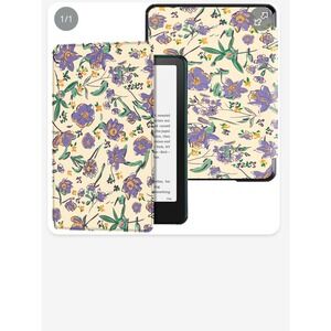Floral Slim Case Purple Orchid Floral For All New Kindle Paperwhite 12th Gen